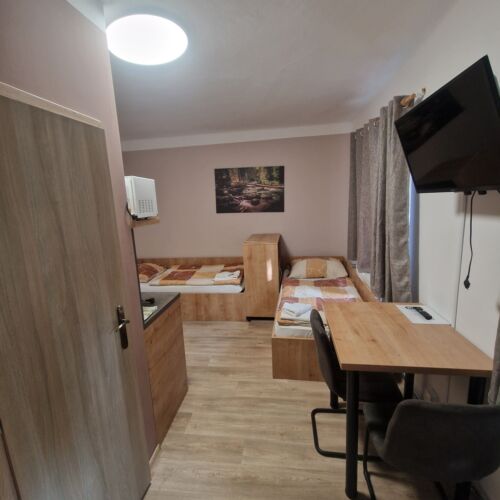Apartmán with flat screen tv with own kitchenette pre 2 os. s 1 spálňou