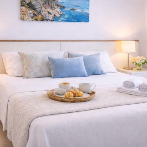 Sea View 2-Room Balcony Apartment for 5 Persons