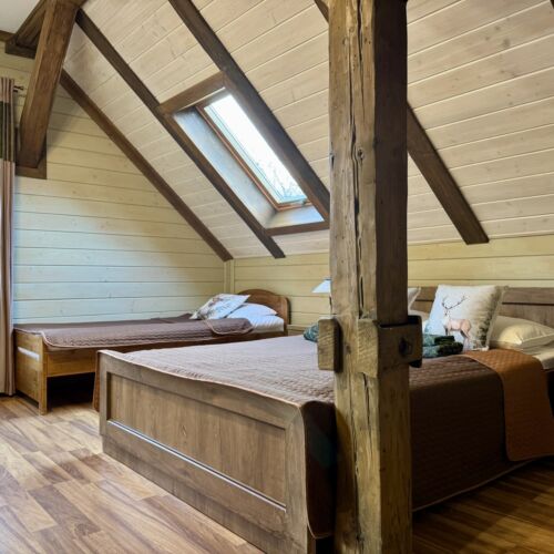 Pokój 3-osobowy na piętrze z widokiem na las