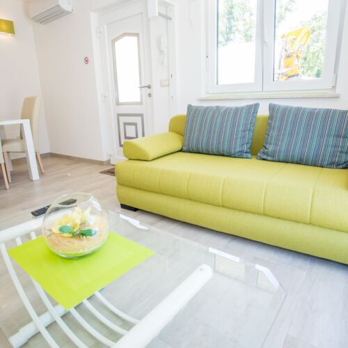 Apartament 6-osobowy z klimatyzacją na piętrze z 3 pomieszczeniami sypialnianymi