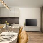 Apartament 4-osobowy z klimatyzacją na piętrze z 2 pomieszczeniami sypialnianymi