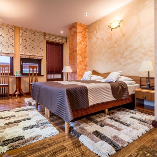 Apartament 2-osobowy z tarasem z 1 pomieszczeniem sypialnianym