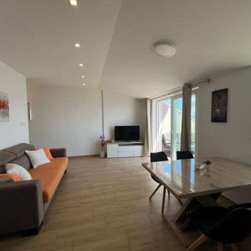 3-Zimmer-Apartment für 6 Personen mit Klimaanlage und Aussicht auf das Meer