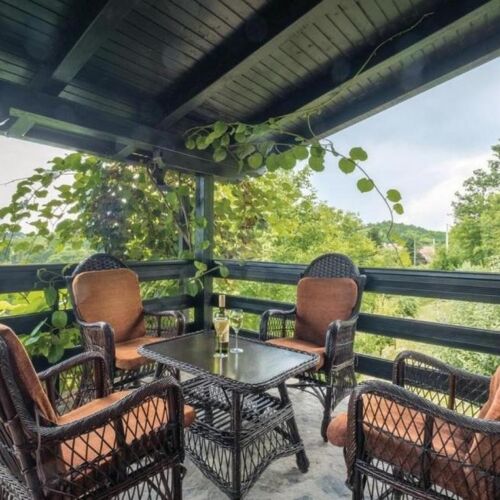 Apartament cu aer condiționat cu terasă cu 1 camera pentru 4 pers. K-20825