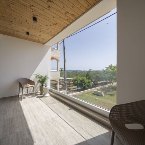 Apartament 4-osobowy Family częściowy z widokiem na morze z 2 pomieszczeniami sypialnianymi