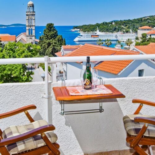 Apartament 2-osobowy z klimatyzacją z widokiem na morze z 1 pomieszczeniem sypialnianym A-23674-c