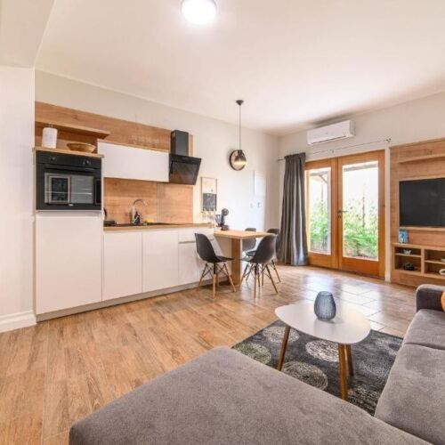 Apartament 2-osobowy z klimatyzacją z tarasem z 1 pomieszczeniem sypialnianym A-23756-a