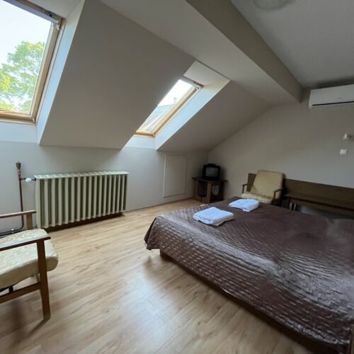 Camera twin cu baie cu aer condiționat