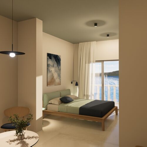 Camera dubla cu balcon cu panoramă