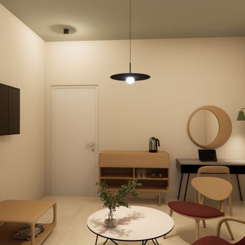 Suita cu balcon cu vedere spre mare cu 1 camera pentru 2 pers.