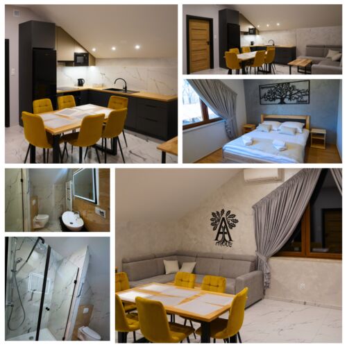 Apartament 4-osobowy na piętrze Lux z 2 pomieszczeniami sypialnianymi (możliwa dostawka)