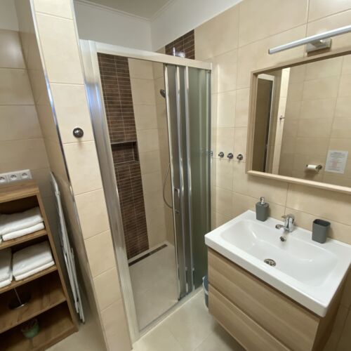 2-Room Apartment for 4 Persons with Shower and Kitchen (extra bed available)