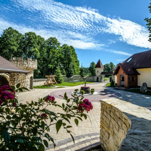 Familie House mit Aussicht auf den Garten