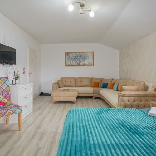 Apartman s manželskou postelí s 1 ložnicí (s možností přistýlky)