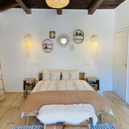 Rekreační dům (jako celek) pro 4 os. s výhledem do zahrady s výhledem na hrad