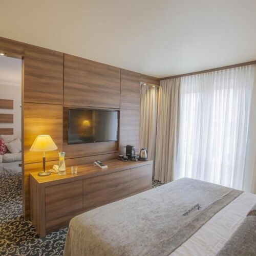 Apartament junior cu vedere spre grădină cu 2 camere pentru 3 pers.