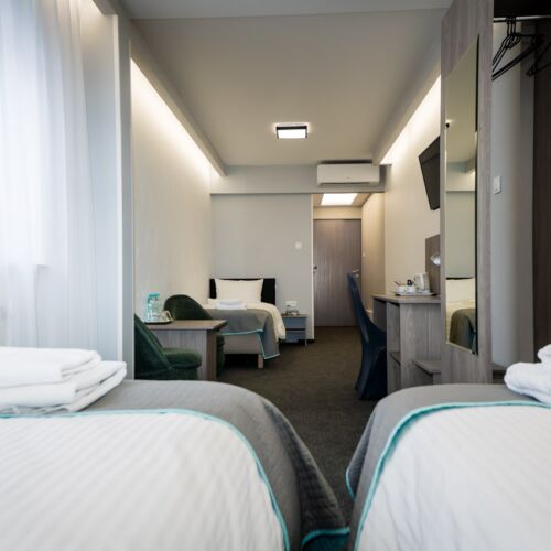 Pokoj s koupelnou pro 3 os. na poschodí