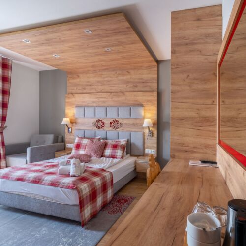 Pokój 3-osobowy na piętrze z widokiem na góry