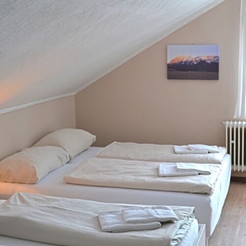 Apartman pro 4 os. s 1 ložnicí s výhledem na hory v podkroví