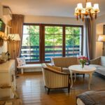 Apartament 2-osobowy z klimatyzacją z widokiem na jezioro z 1 pomieszczeniem sypialnianym