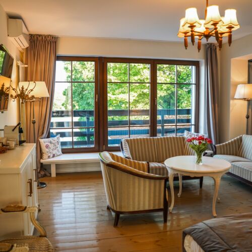 Apartament cu aer condiționat cu vedere spre lac cu 1 camera pentru 2 pers.