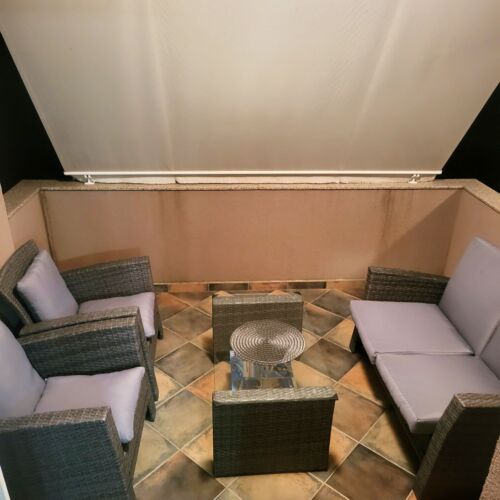 Apartament 4-osobowy z klimatyzacją z widokiem na morze z 2 pomieszczeniami sypialnianymi