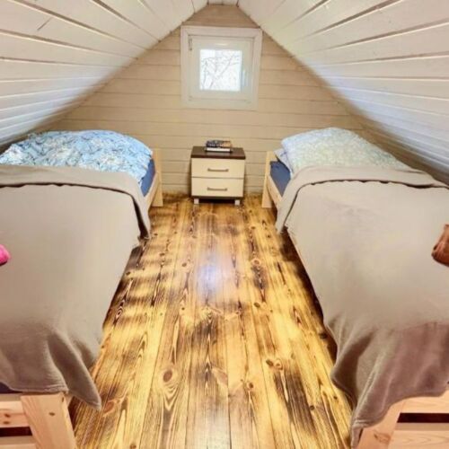 Domek drewniany 6-osobowy cały dom Tourist (możliwa dostawka)