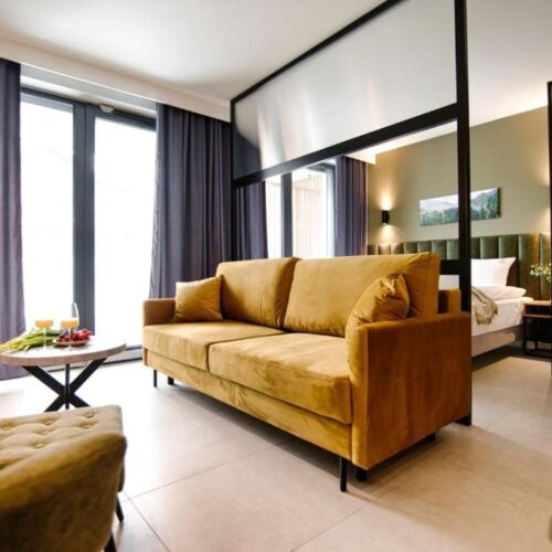 Apartament studio cu chicinetă proprie cu 1 camera pentru 4 pers.