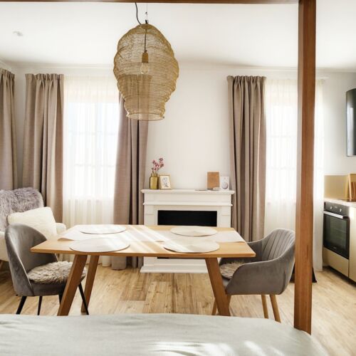 Komfort Apartman s manželskou postelí s 1 ložnicí na přízemí