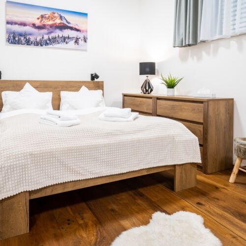 Studio Apartman s manželskou postelí s 1 ložnicí přízemní (s možností přistýlky)