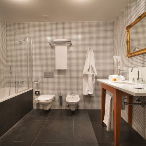 Camera twin cu aer condiționat cu cadă