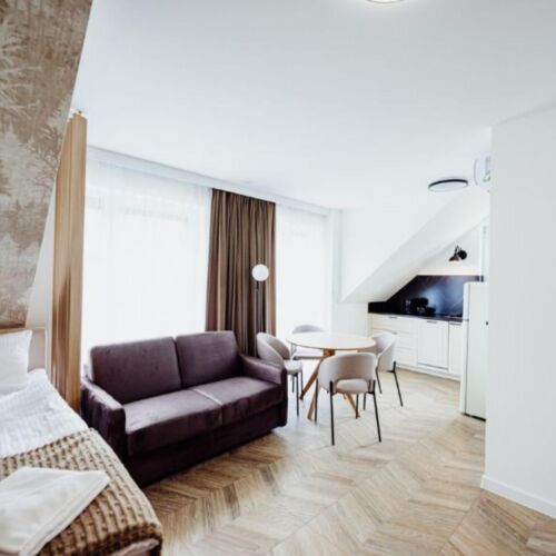 Apartament 4-osobowy z 1 pomieszczeniem sypialnianym