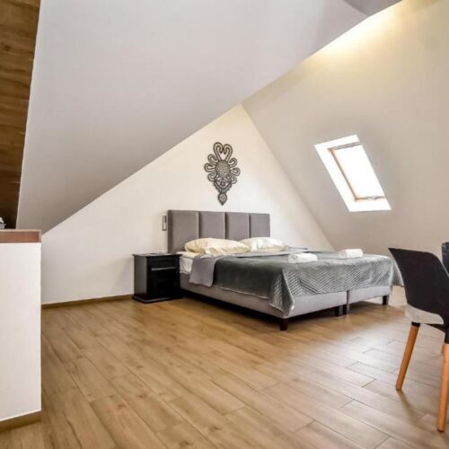 Apartament 4-osobowy Studio z balkonem z 1 pomieszczeniem sypialnianym