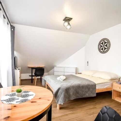 Apartament 4-osobowy Studio z balkonem z 1 pomieszczeniem sypialnianym