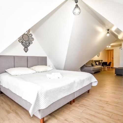 Apartament 4-osobowy Studio z balkonem z 1 pomieszczeniem sypialnianym