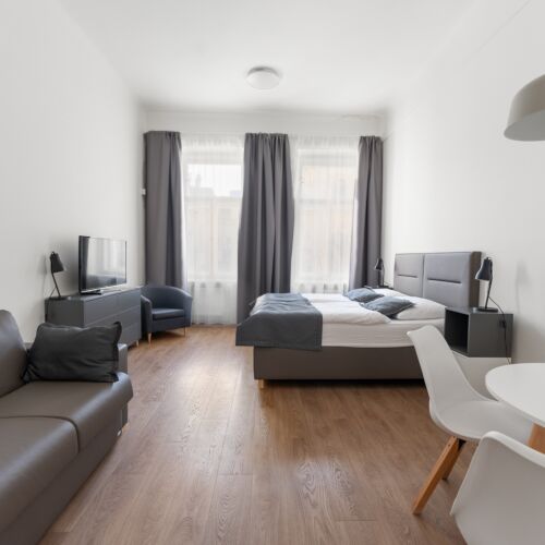 Deluxe  Apartman s manželskou postelí s 1 ložnicí (s možností přistýlky)