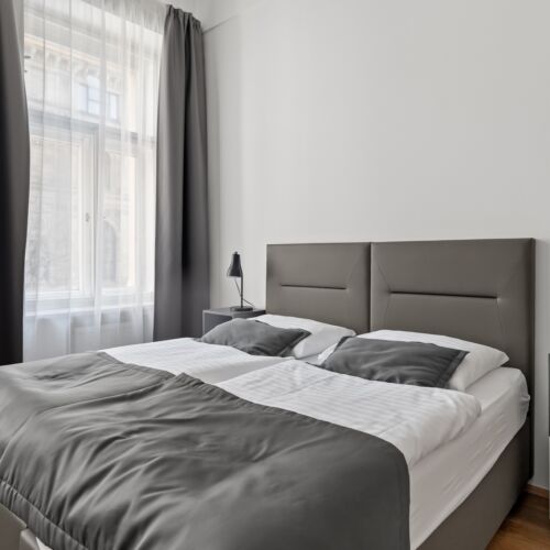 Apartman s manželskou postelí s 1 ložnicí (s možností přistýlky)