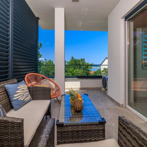 2-Room Balcony Apartment for 4 Persons (extra bed available)