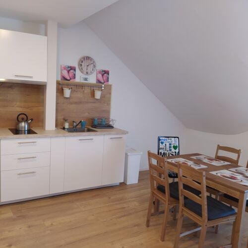 Apartament 5-osobowy na piętrze z widokiem na ogród z 2 pomieszczeniami sypialnianymi