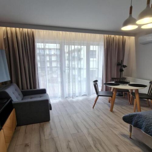 Apartament 3-osobowy z aneksem kuchennym z 1 pomieszczeniem sypialnianym