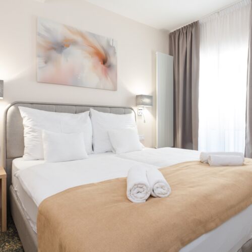 Apartament 3-osobowy Przyjazny podróżom rodzinnym z 2 pomieszczeniami sypialnianymi (możliwa dostawka)