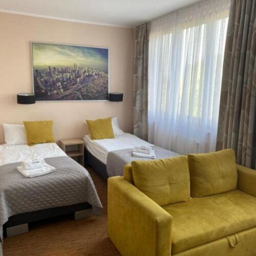 Apartament 3-osobowy Junior z 1 pomieszczeniem sypialnianym