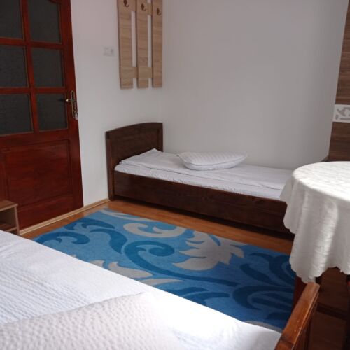 Camera tripla cu baie comună cu duș