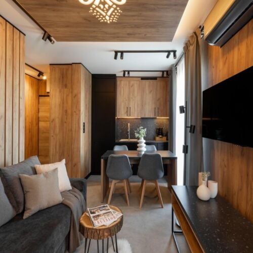 Apartament cu balcon cu 2 camere pentru 5 pers.