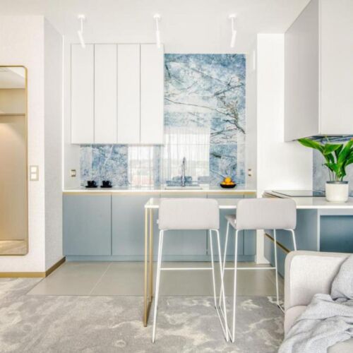 Apartament cu vedere spre lac cu 2 camere pentru 4 pers.