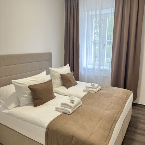 Deluxe Apartman pro 4 os. se 2 ložnicemi na přízemí