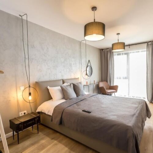 Apartman s balkónem pro 4 os. se 2 ložnicemi na přízemí