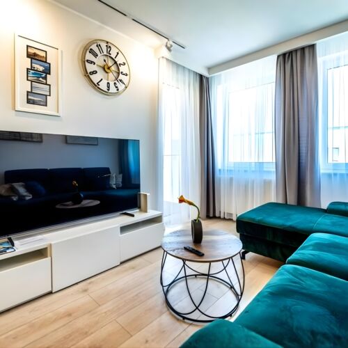 Apartament 4-osobowy na piętrze z aneksem kuchennym z 2 pomieszczeniami sypialnianymi