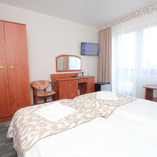 Pokój 2-osobowy na piętrze z widokiem na dziedziniec