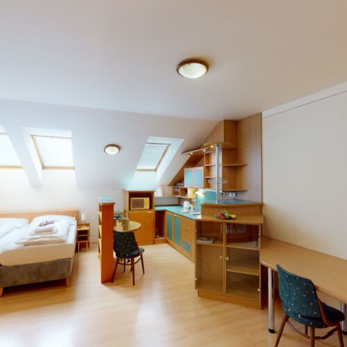 Rezydencja pokój 2-osobowy Studio z 1 pomieszczeniem sypialnianym (możliwa dostawka)